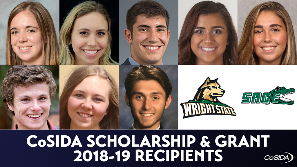 CoSIDA Announces Record Class of 2018-19 Scholarship Winners